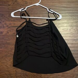 Black cage back swing tank. Size XS